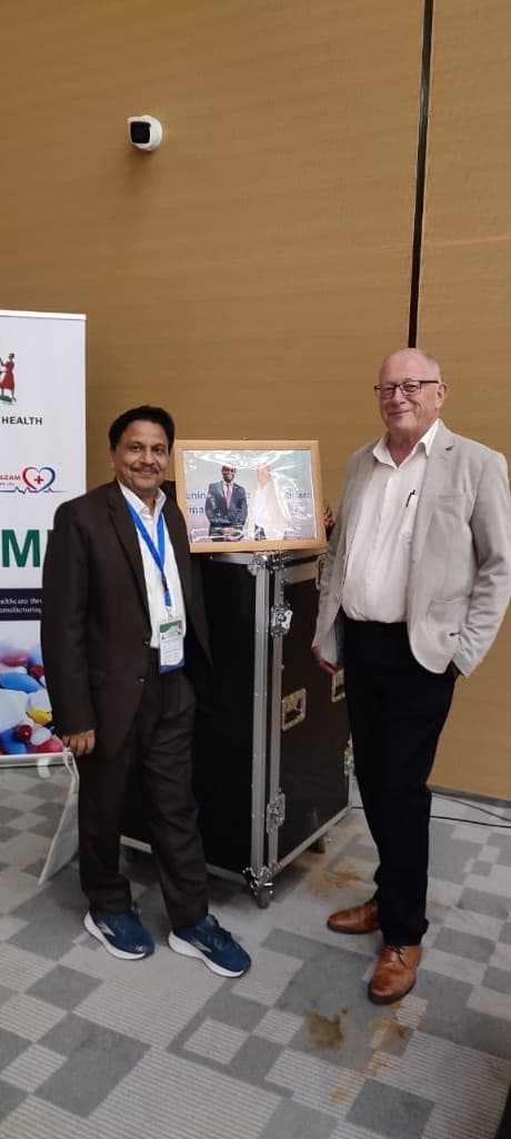 Anthrium representative at a WHO project event
