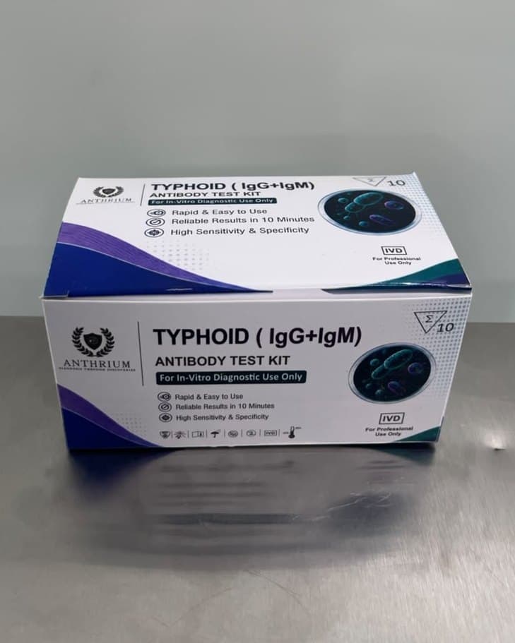 Typhoid (IgG+IgM) Antibody Test Kit — view 3