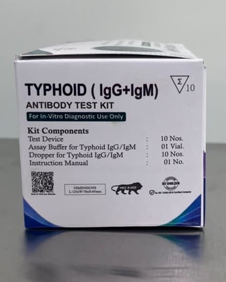 Typhoid (IgG+IgM) Antibody Test Kit — view 4
